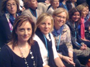 con senadoras Sevilla